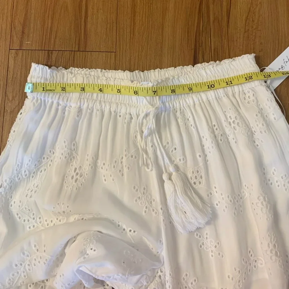 Young Fabulous & Broke Eyelet White Pants